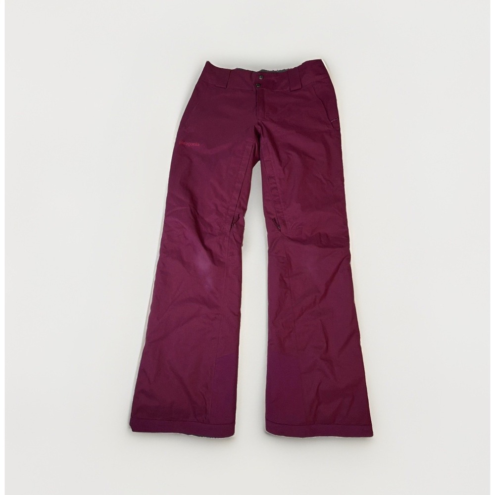 Patagonia Women's Insulated Snowbelle Snow Pants Size Medium Magenta Flawed